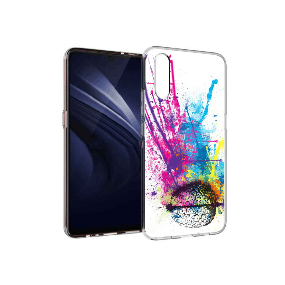 

Чехол MyPads Tocco для Vivo V17 Neo яркий красочный мозг (PT226959.388.710), Прозрачный, Tocco