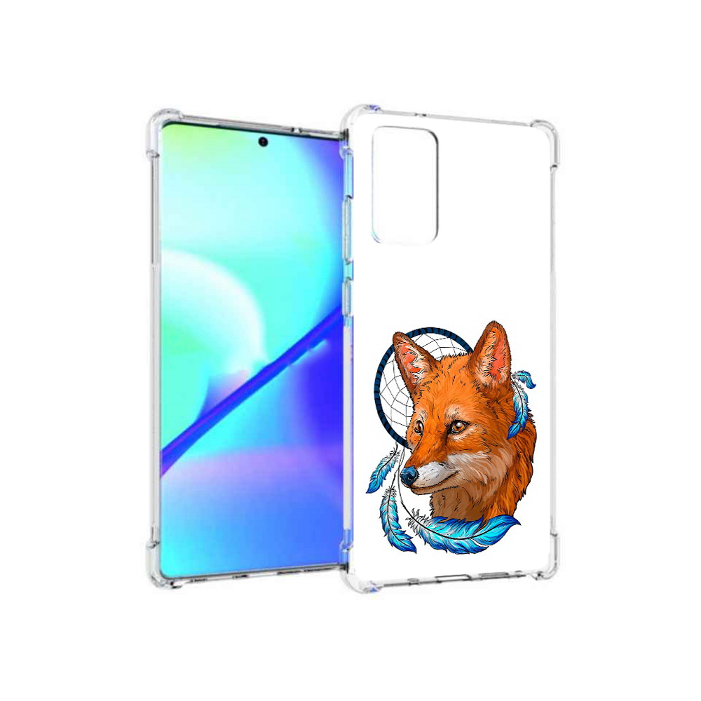 

Чехол MyPads Tocco для Samsung Galaxy Note 20 лиса и ловец снов (PT152536.527.438), Прозрачный, Tocco