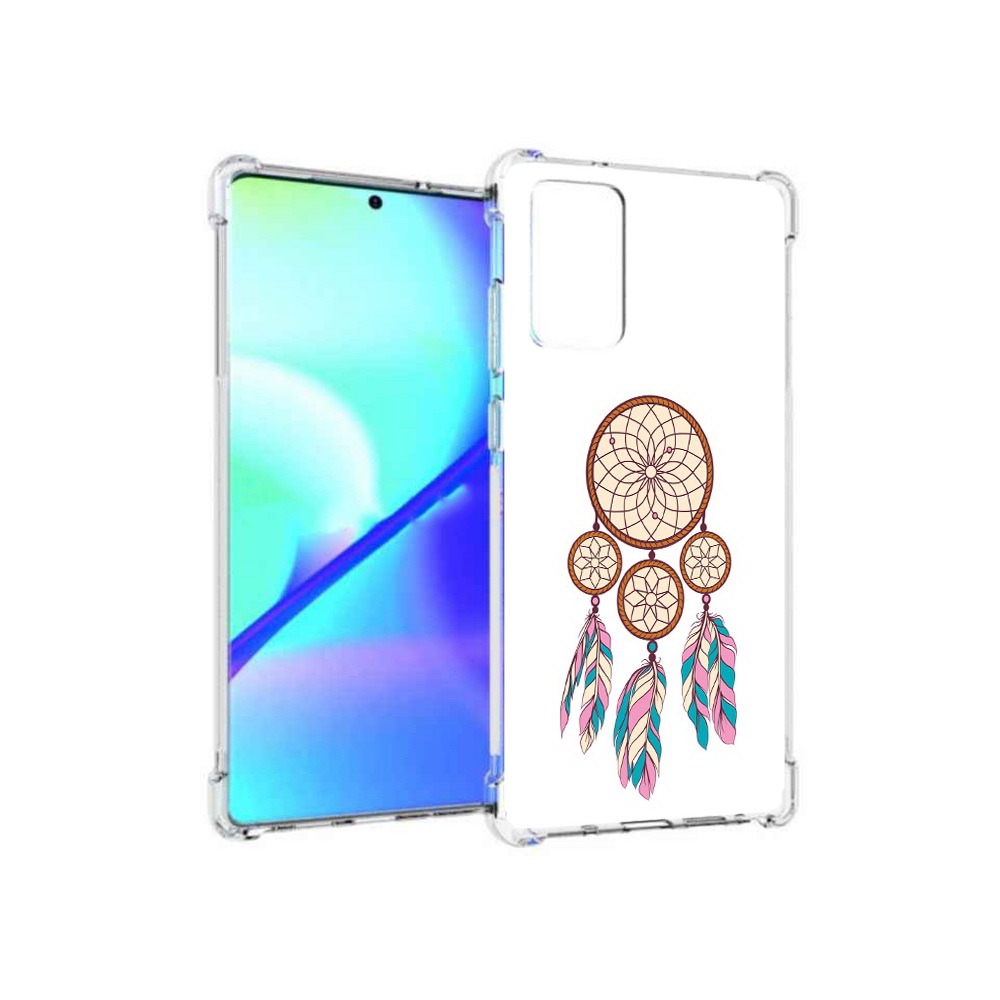 

Чехол MyPads Tocco для Samsung Galaxy Note 20 ловец снов бежевый (PT152536.527.442), Прозрачный, Tocco