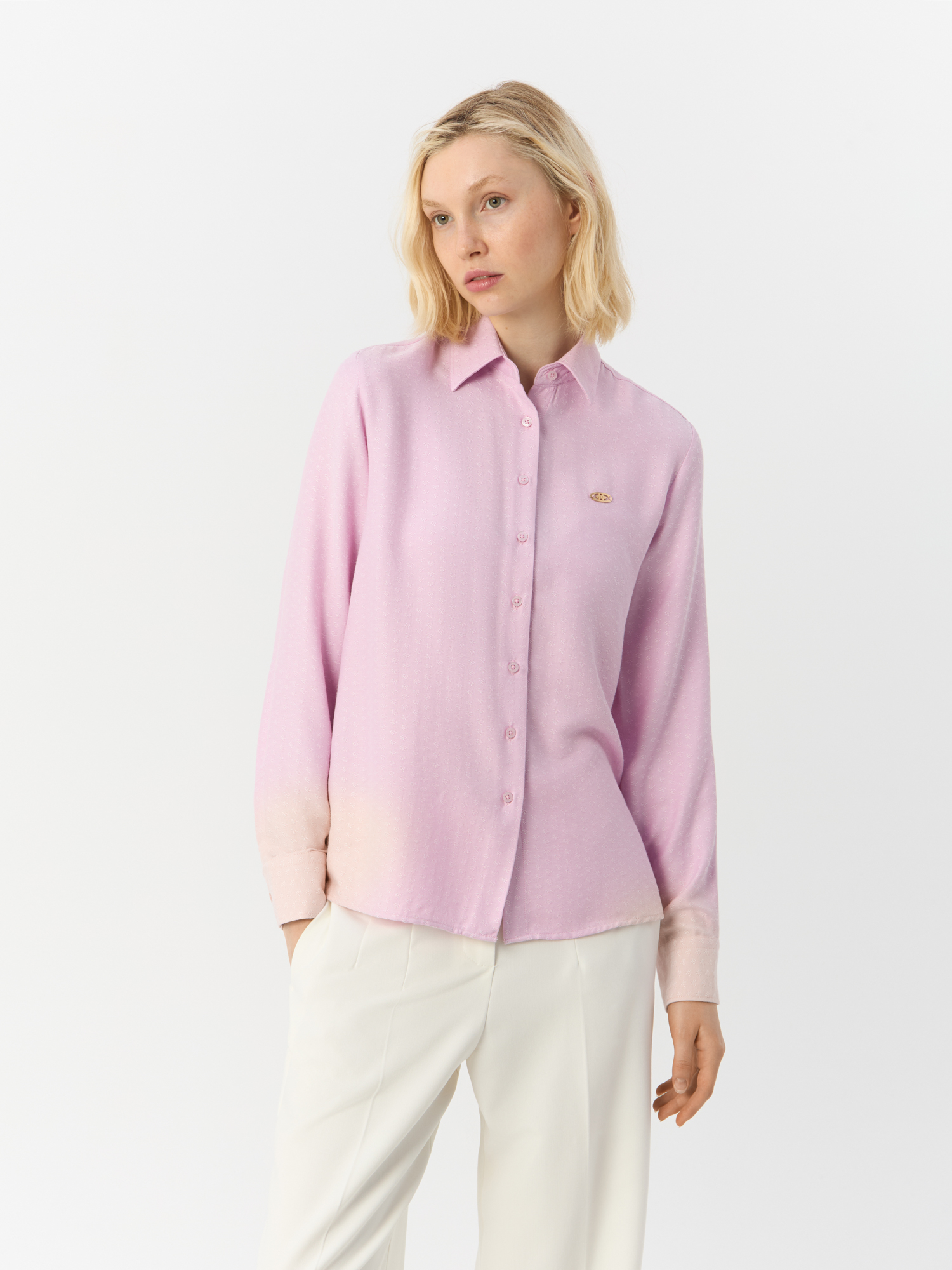 Рубашка женская US POLO Assn G082SZ004-000-1581100-RC-DESER_VR211 розовая 38 11490₽