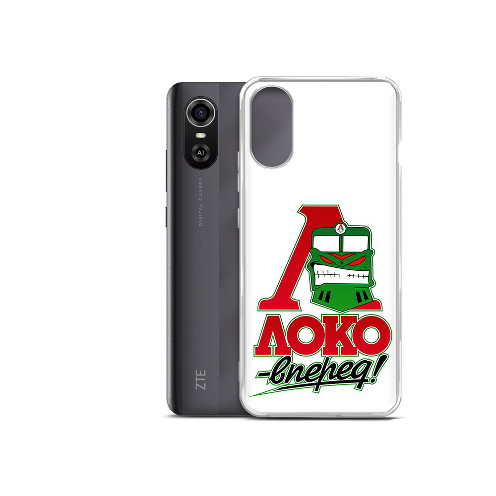 

Чехол MyPads Tocco для ZTE Blade A31 Plus ФК локо вперед (PT226943.475.181), Прозрачный, Tocco