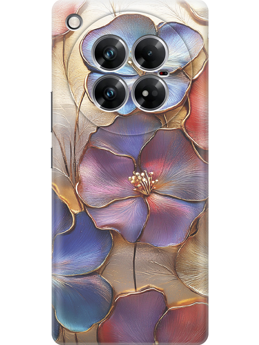 

Силиконовый чехол на Infinix Zero 40 5G с принтом "Позолоченные цветы", Прозрачный;золотистый;красный;синий, 786721124