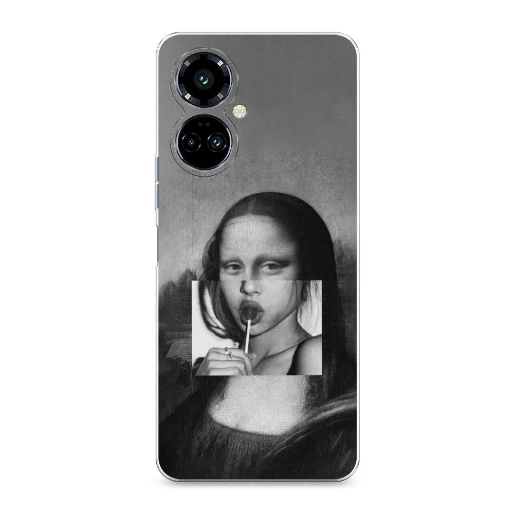 

Силиконовый чехол "Mona Lisa sucking lollipop" на Tecno Camon 19 Pro