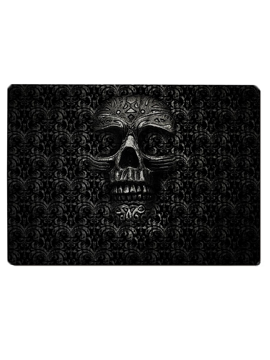 фото Коврик для мыши black skull череп drabs