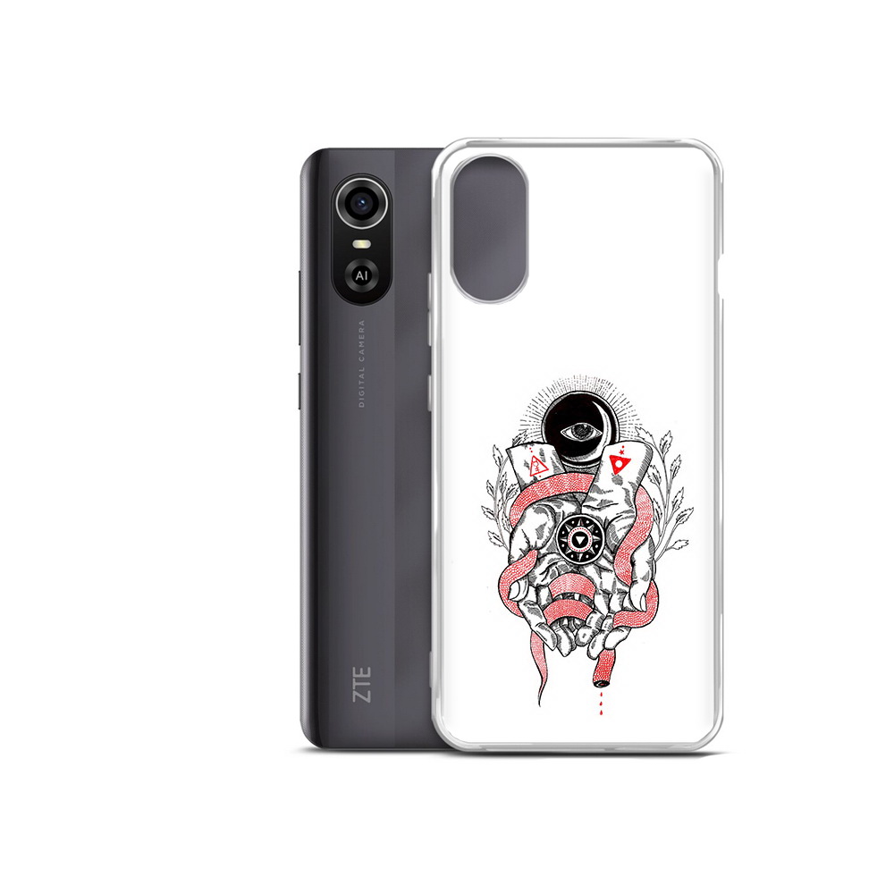 

Чехол MyPads Tocco для ZTE Blade A31 Plus абстрация связанные руки (PT226943.475.213), Прозрачный, Tocco