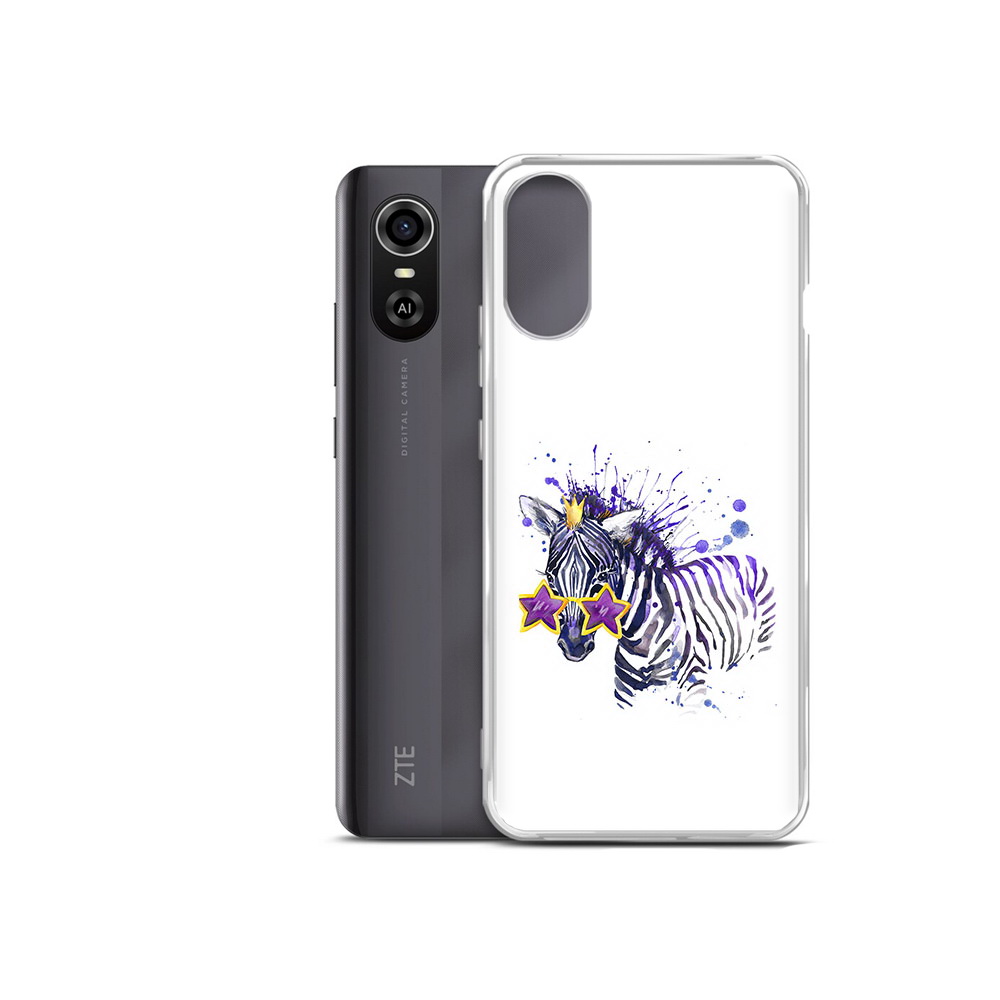 

Чехол MyPads Tocco для ZTE Blade A31 Plus акварельная зебра (PT226943.475.215), Прозрачный, Tocco