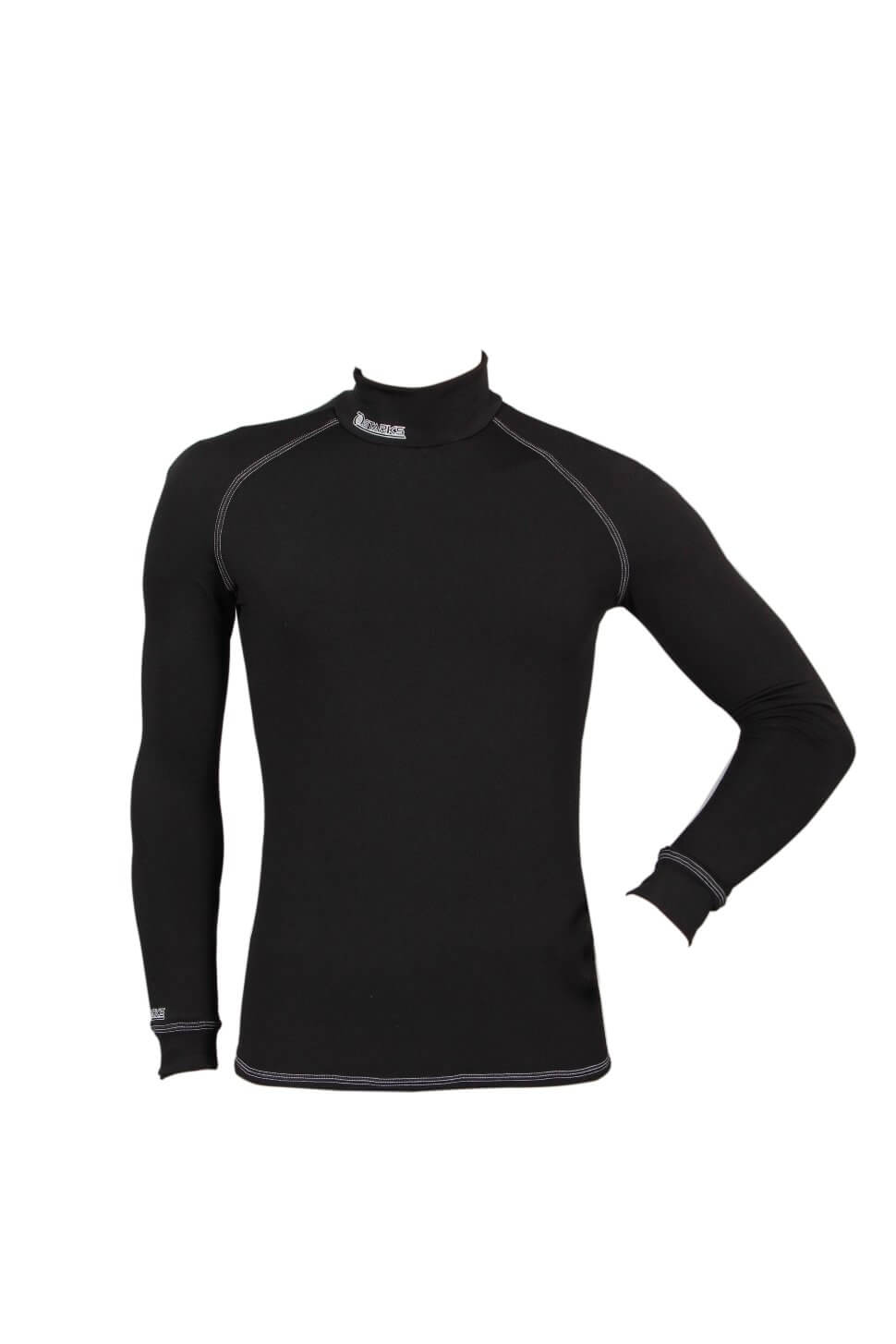 фото Футболка starks warm long shirt черная, размер m