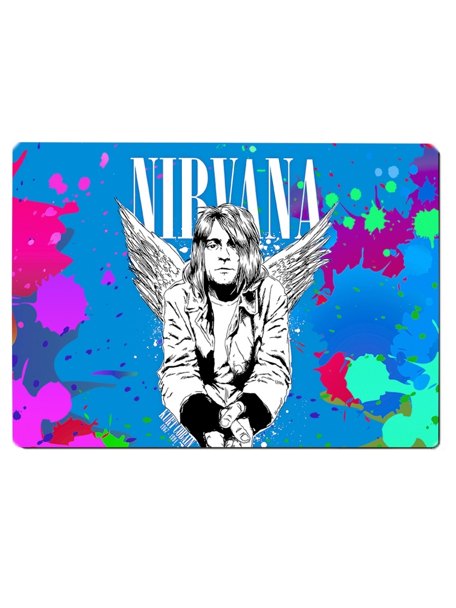 

Коврик для мыши Saint Kurt Cobain брызги, Saint Kurt Cobain брызги