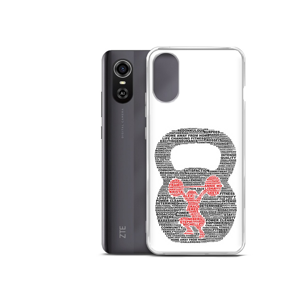 

Чехол MyPads Tocco для ZTE Blade A31 Plus бодибилдинг гиря из слов (PT226943.475.232), Прозрачный, Tocco