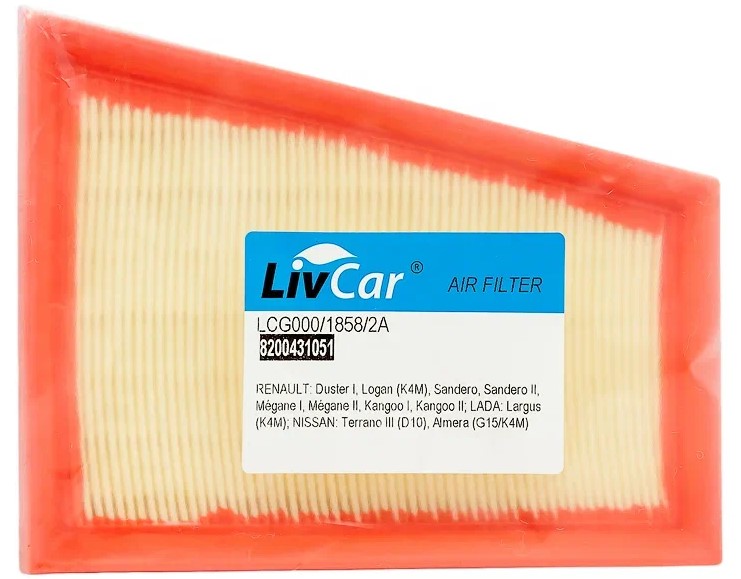 Фильтр LIVCAR воздушный LCG00018582A 470₽