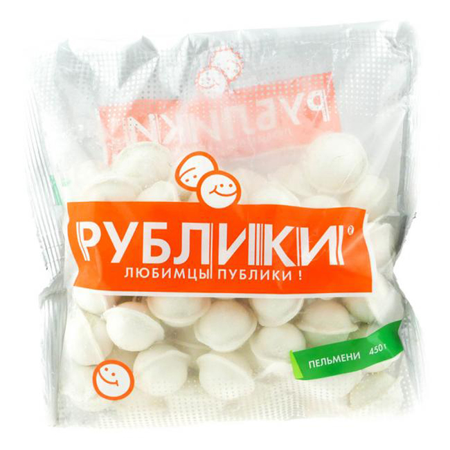 

Пельмени Поспел Рублики классические 450 г