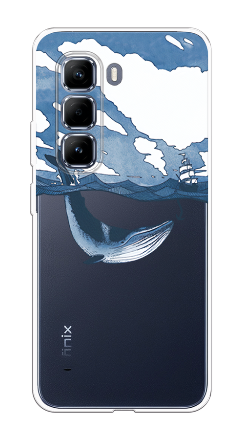 

Чехол на Infinix Hot 50 Pro Большой кит, Синий, 3106950-1