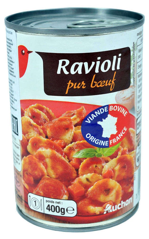 

Равиоли АШАН Красная птица с мясной начинкой 400 г