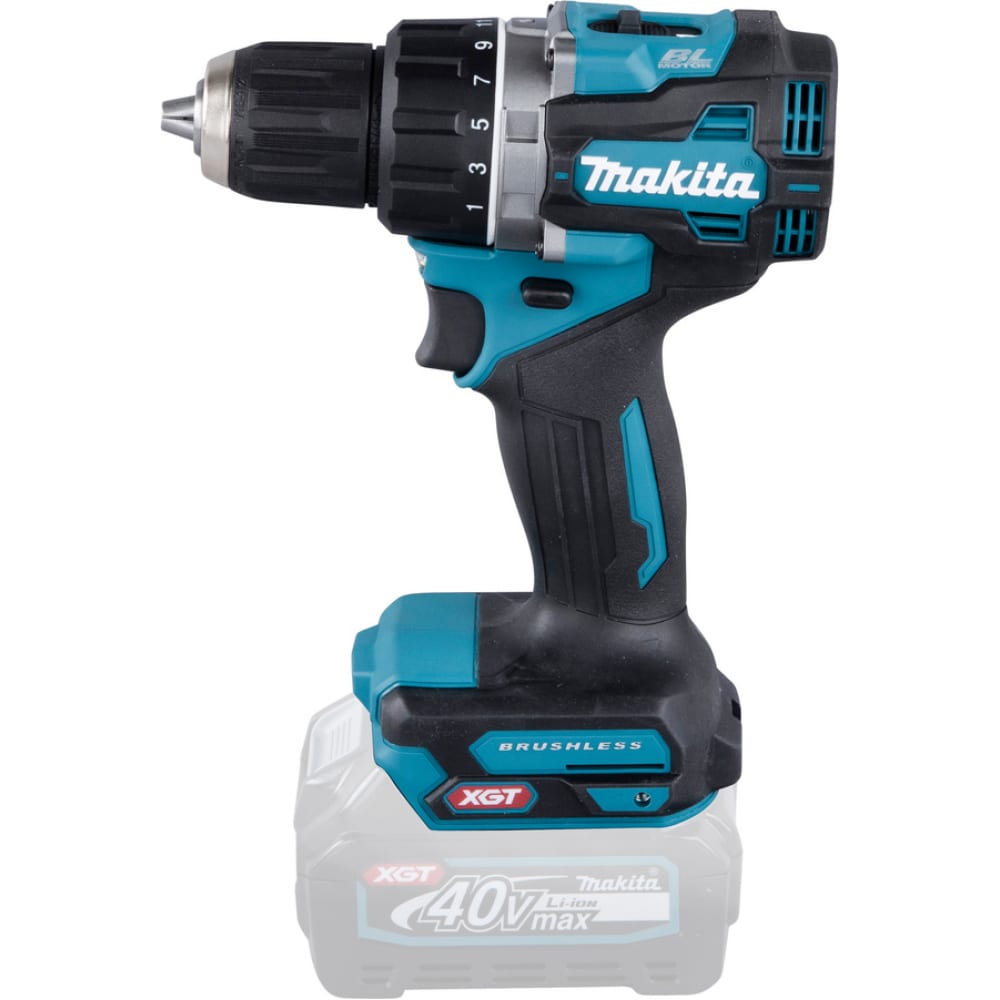 фото Makita дрель-шуруповерт аккум. xgt bl/xpt 40в, 0-2200 об\мин; 13 мм,2-2.6кг,кор,65/30нм,бе nobrand