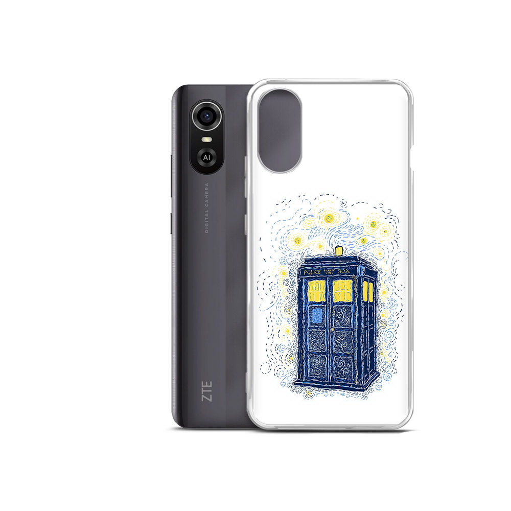 

Чехол MyPads Tocco для ZTE Blade A31 Plus будка рисунок (PT226943.475.249), Прозрачный, Tocco