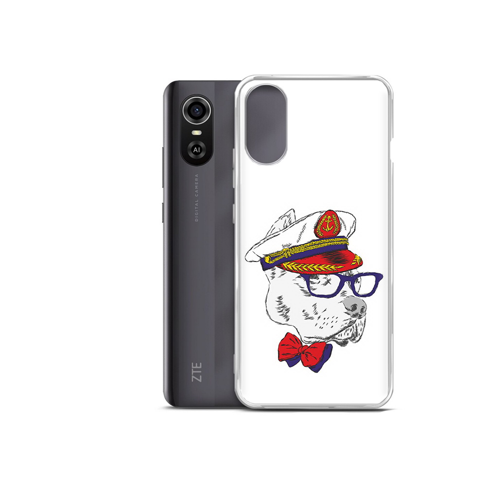 

Чехол MyPads Tocco для ZTE Blade A31 Plus бульдог (PT226943.475.251), Прозрачный, Tocco