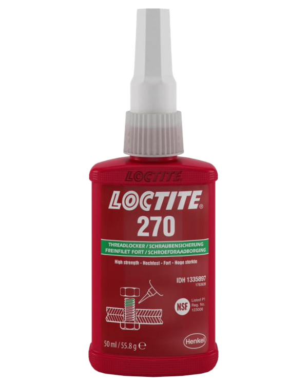 

Герметик LOCTITE 270: высокопрочный фиксатор резьбы для всех металлич. резьбовых соединени