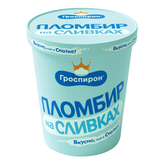 

Мороженое пломбир Гроспирон На сливках 450 г