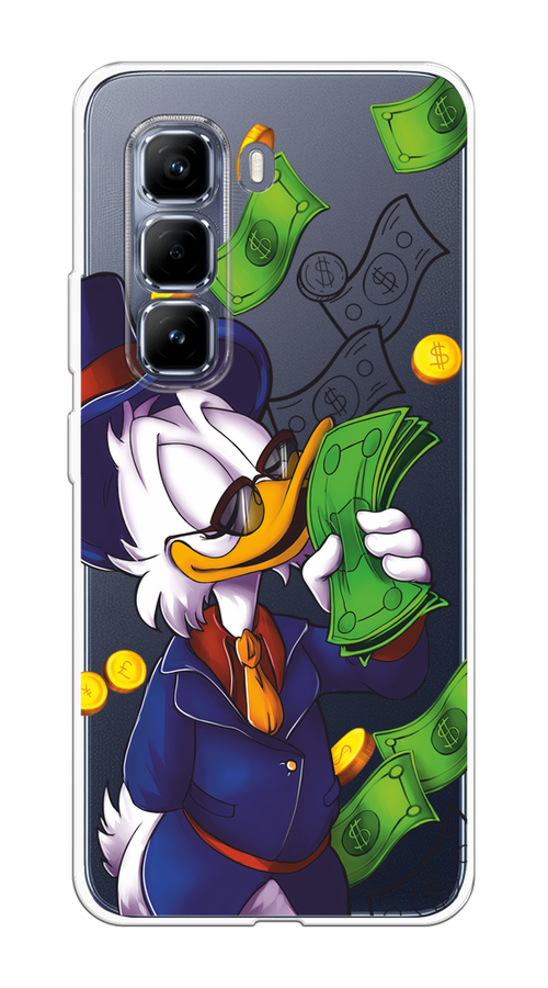 

Чехол на Infinix Hot 50 Pro Scrooge McDuck with Money, Синий;зеленый;белый, 3106950-1