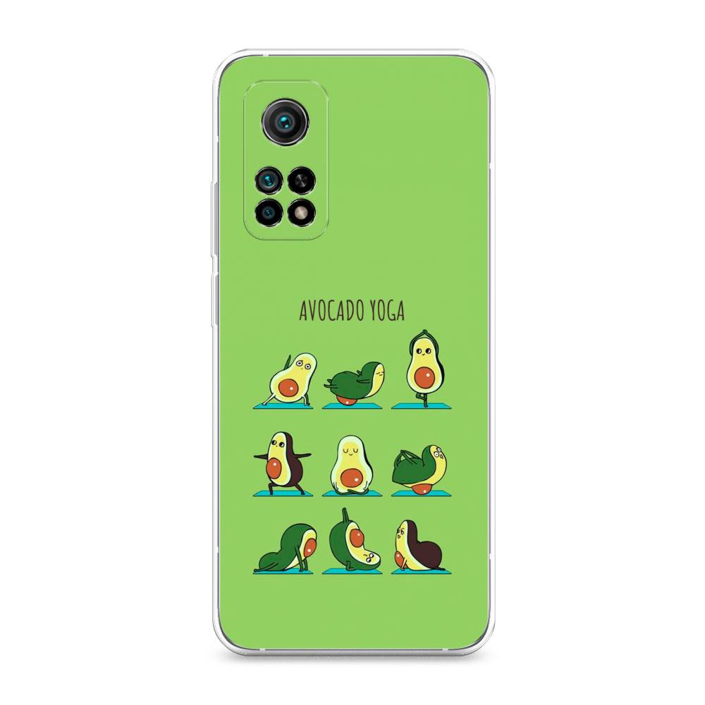 фото Чехол awog "авокадо йога" для xiaomi mi 10t pro