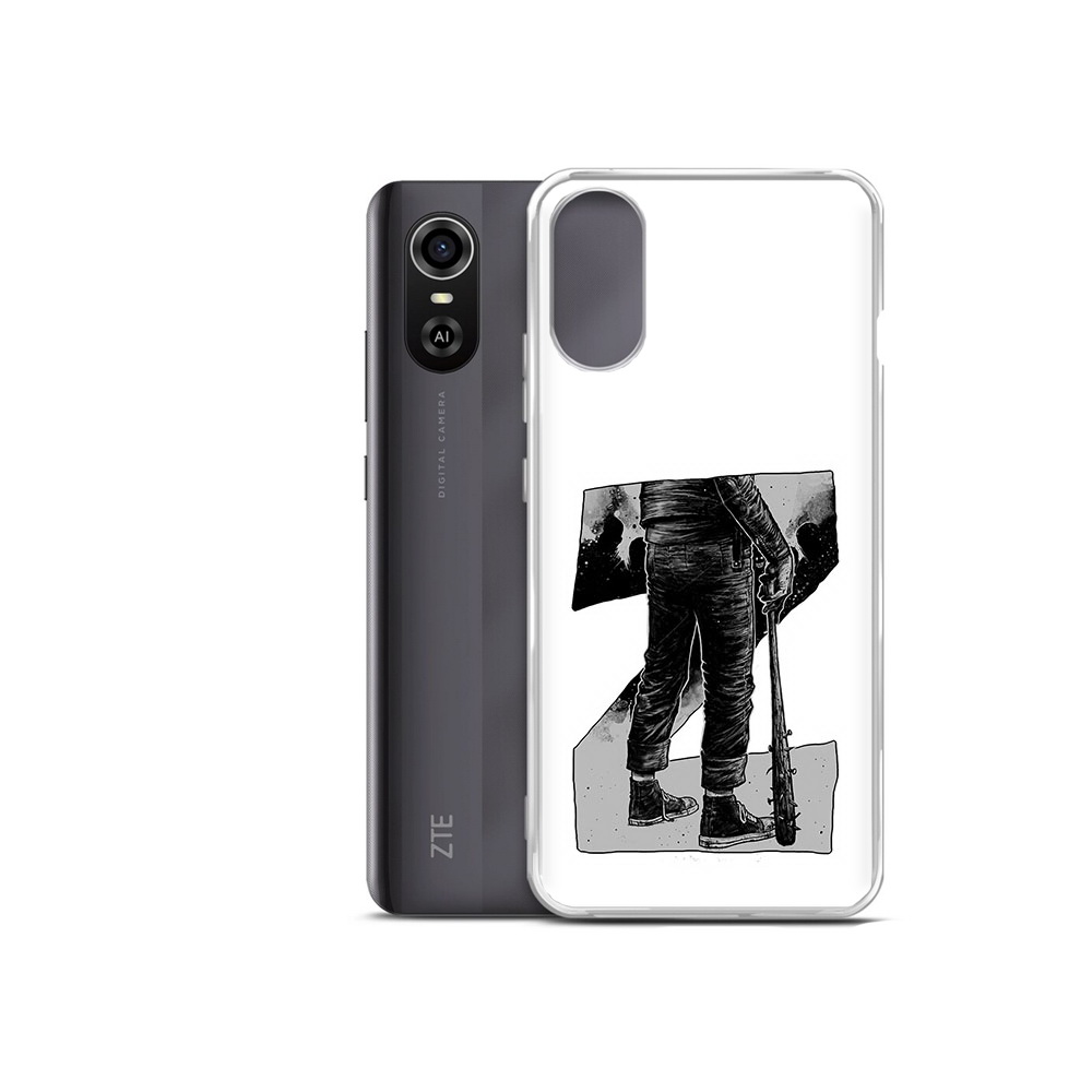 

Чехол MyPads Tocco для ZTE Blade A31 Plus воин черно белый (PT226943.475.265), Tocco