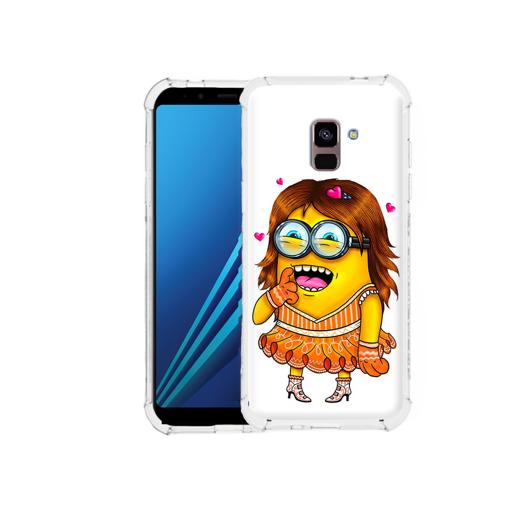 

Чехол MyPads Tocco для Samsung Galaxy A8 Plus Миньон девочка (PT119249.593.116), Tocco