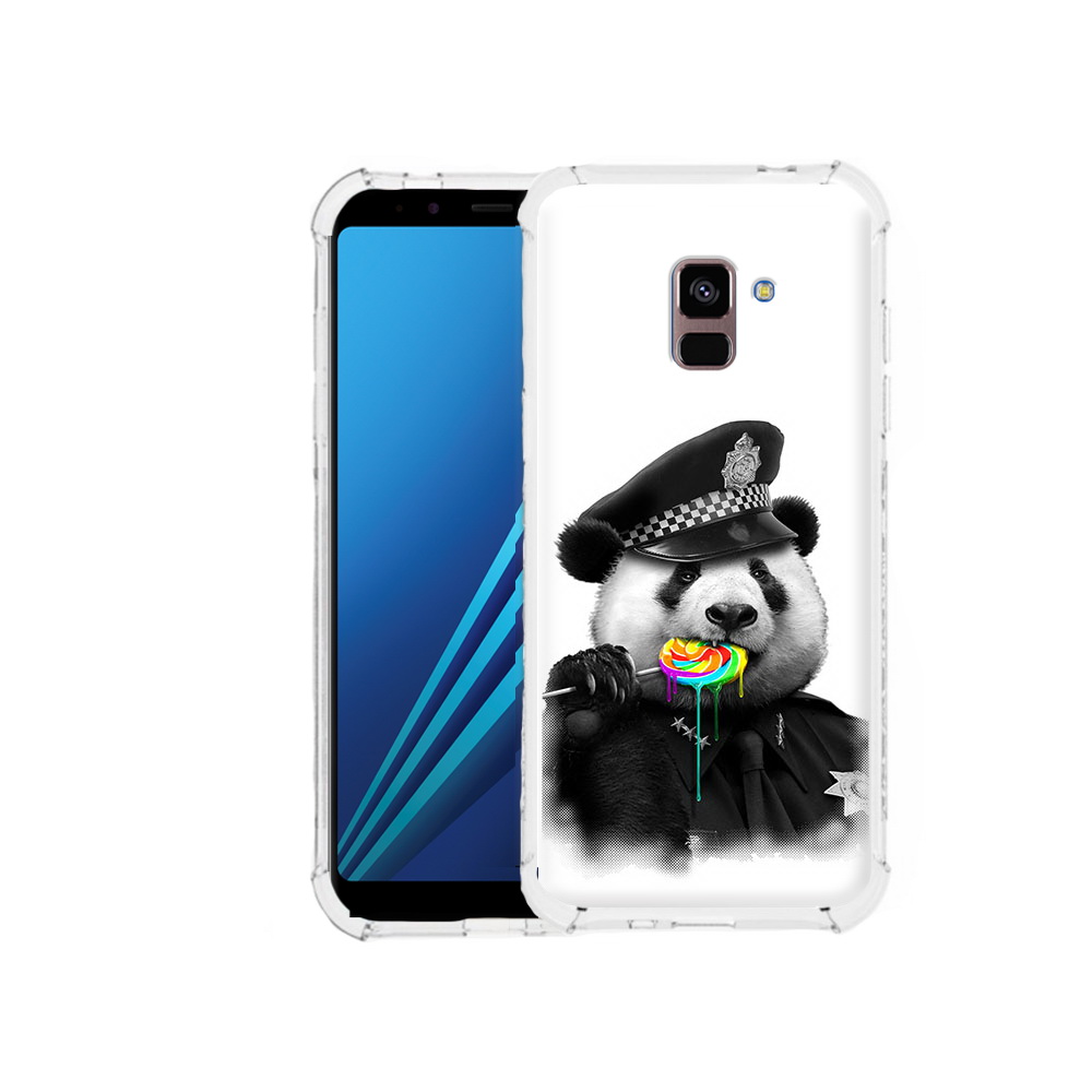 

Чехол MyPads Tocco для Samsung Galaxy A8 Plus Панда полиция (PT119249.593.130), Tocco