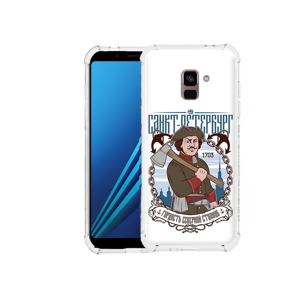 

Чехол MyPads Tocco для Samsung Galaxy A8 Plus Петр первый (PT119249.593.134), Tocco