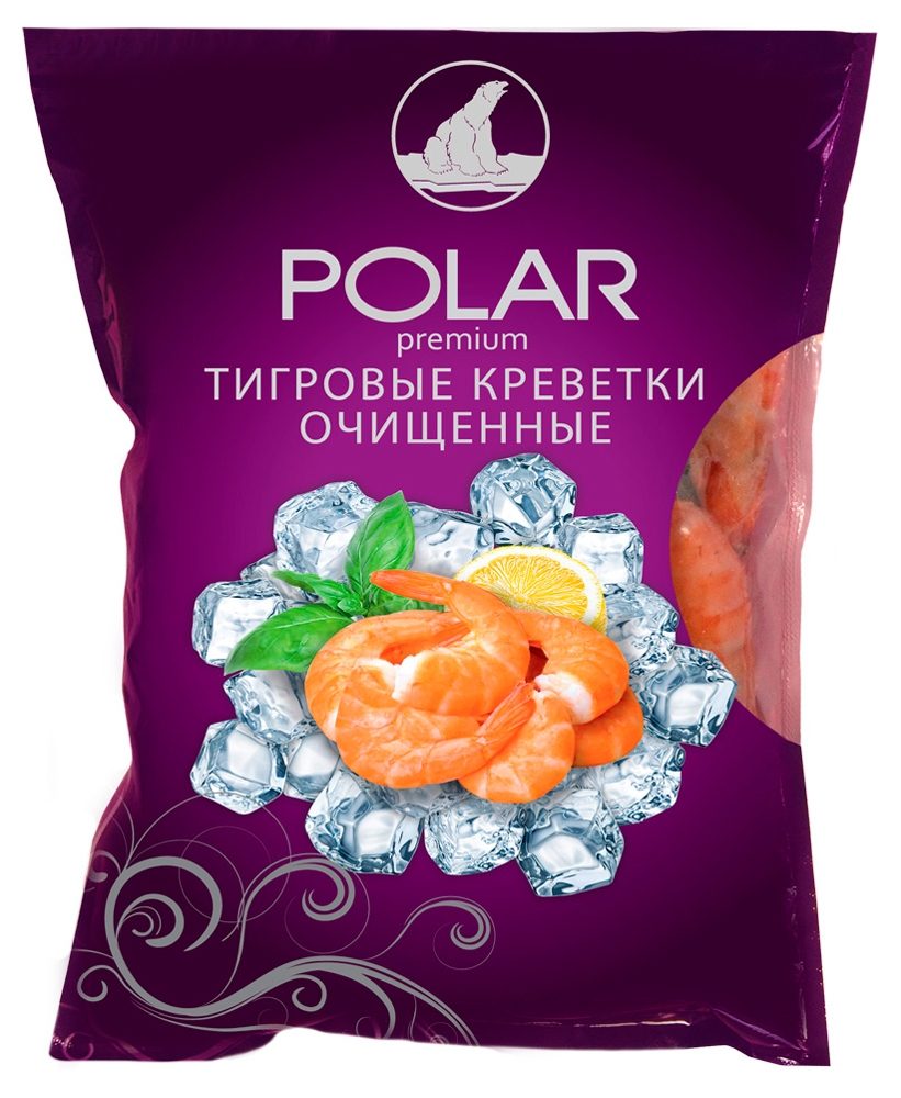 

Креветки Polar, замороженные, без заправки, очищенные, 500 гр