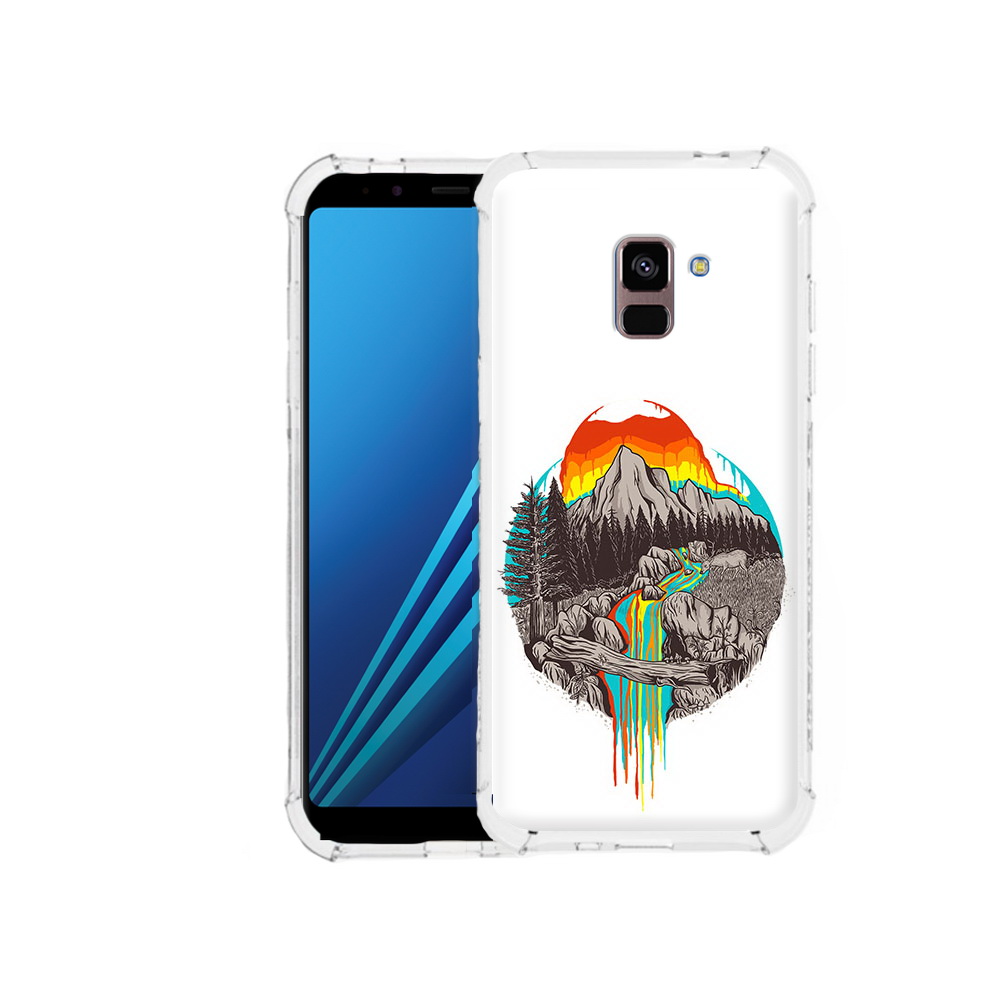 

Чехол MyPads Tocco для Samsung Galaxy A8 Plus Радужный водопад (PT119249.593.144), Tocco