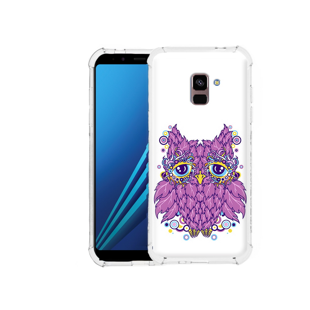 

Чехол MyPads Tocco для Samsung Galaxy A8 Plus Розовая сова (PT119249.593.147), Tocco