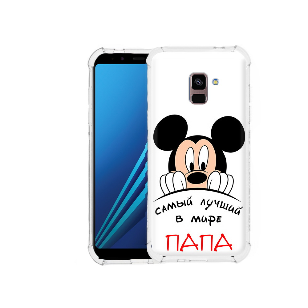 

Чехол MyPads Tocco для Samsung Galaxy A8 Plus Самай лучший папа Микки Маус, Tocco