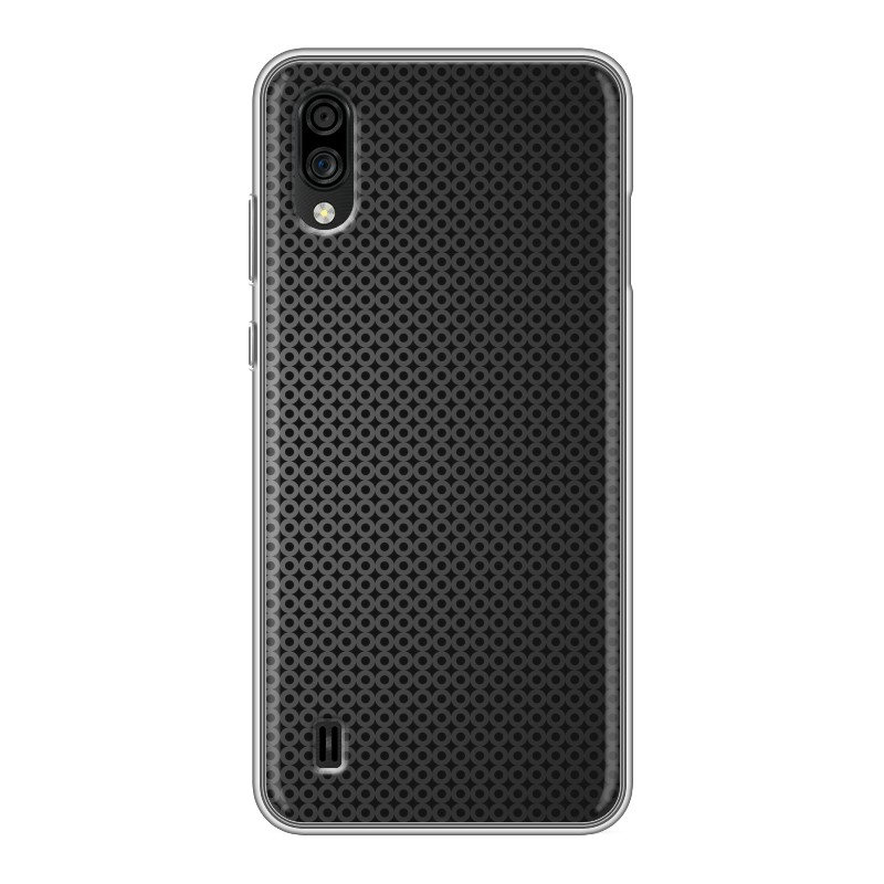 фото Дизайнерский силиконовый чехол для zte blade a5 (2020) металл 100gadgets