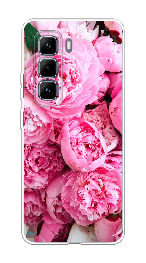 

Чехол на Infinix Hot 50 Pro Plus Розовые пионы, Бежевый;розовый, 3107050-1