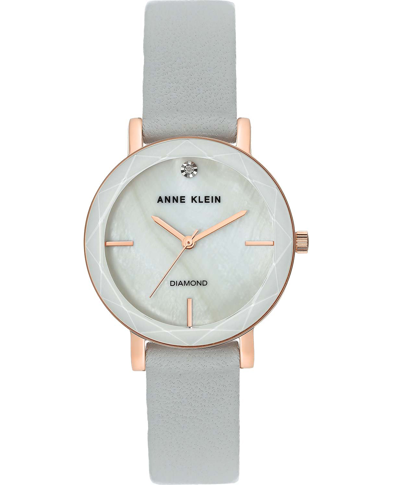 

Наручные часы женские Anne Klein 3434RGLG серые, 3434RGLG