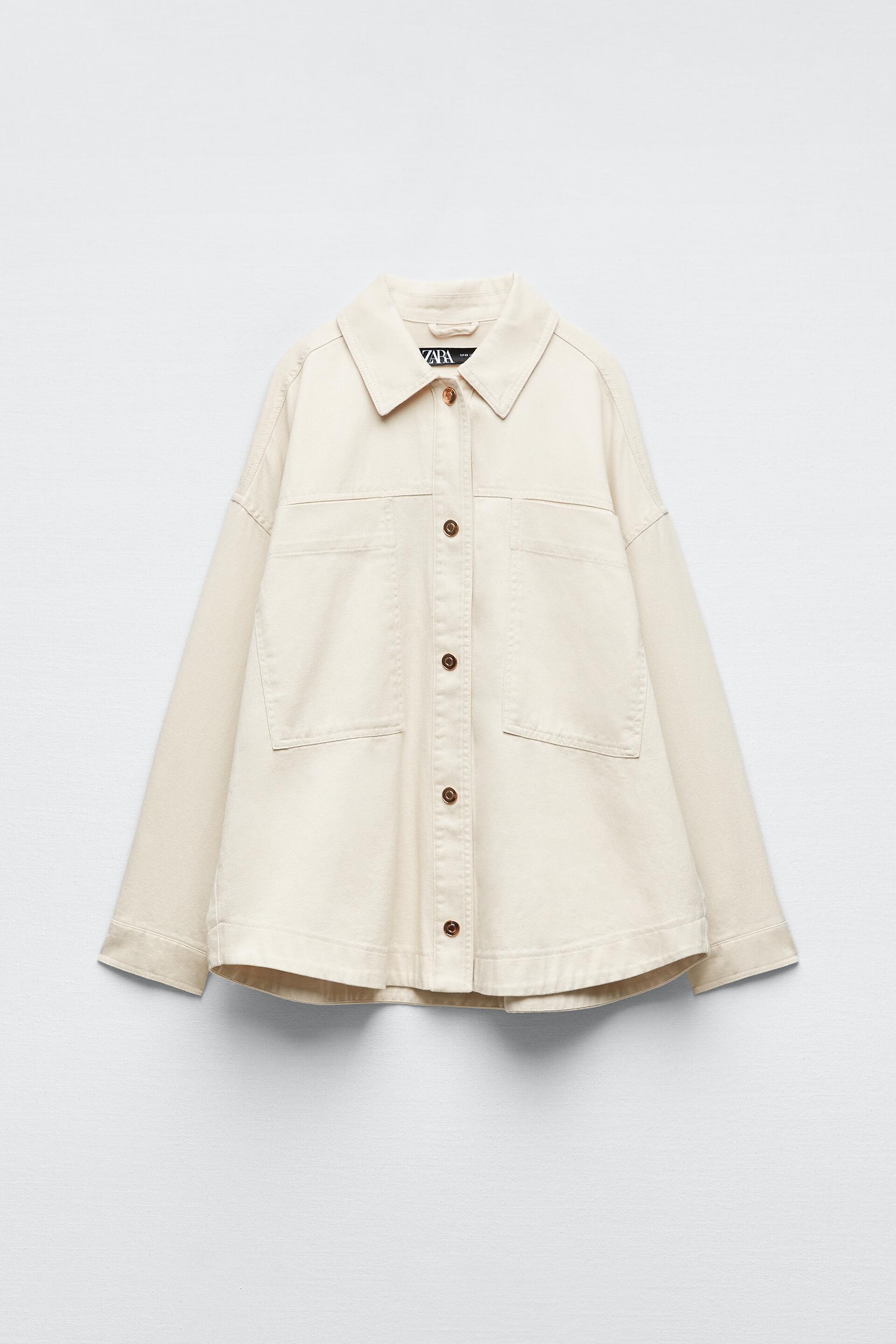 

Рубашка женская ZARA 08073255 белая S (доставка из-за рубежа), 08073255