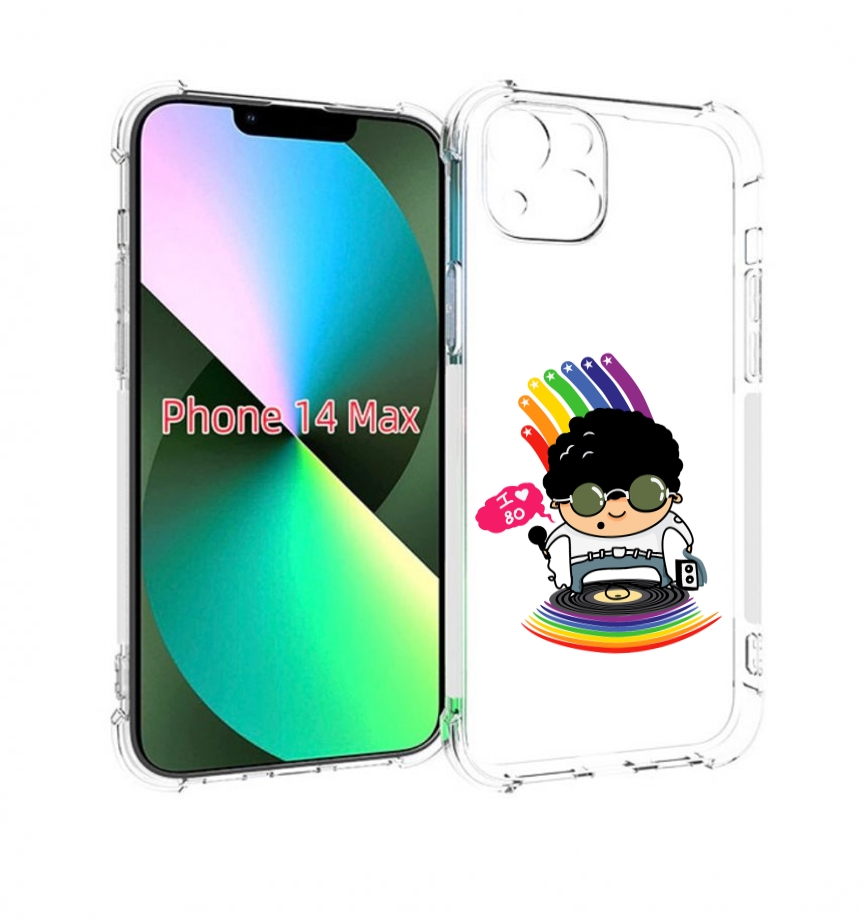 

Чехол MyPads Я люблю 80-е для iPhone 14 Plus (6.7), Прозрачный, Tocco