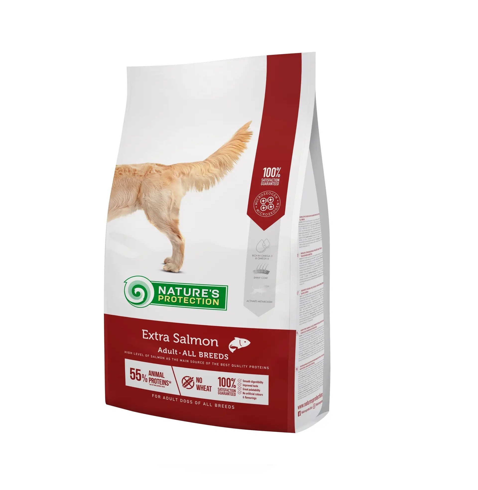 

Сухой корм для собак Nature's Protection, лосось, 12кг, 21188