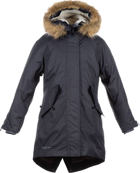 

Пальто зимнее Huppa Vivian 00018, dark gray р.128, Серый, Vivian