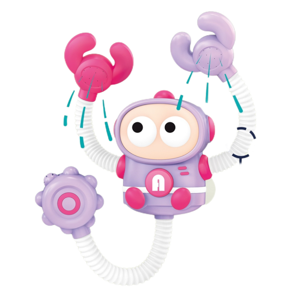 Игрушка для купания Kribly Boo Обезьянка розовый с функцией душа шезлонг с электронной функцией качения nuovita mistero ms1 rosa розовый