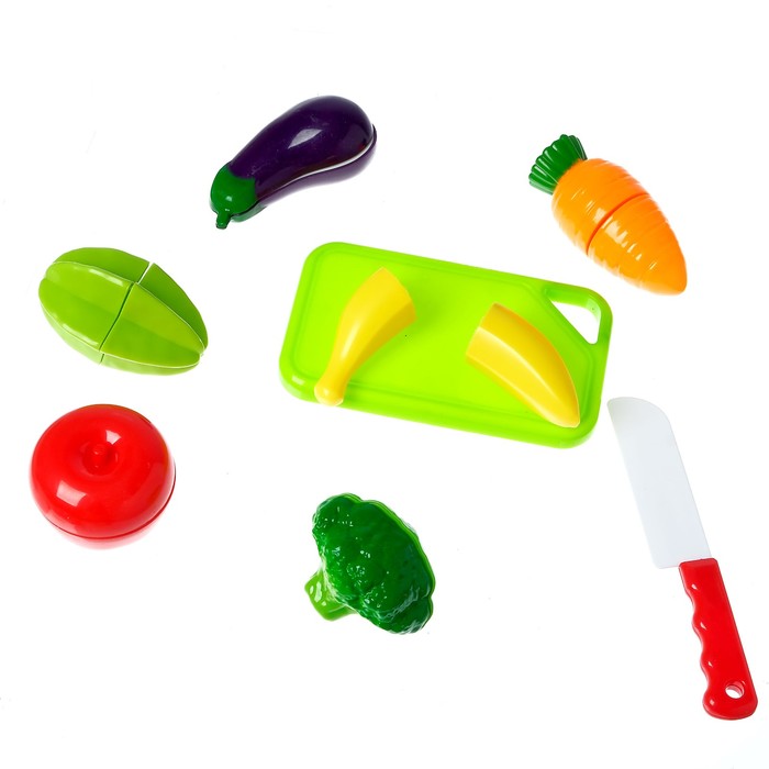 

Набор продуктов для нарезки "Продуктовое ассорти", на липучках, 8 предметов, Разноцветный