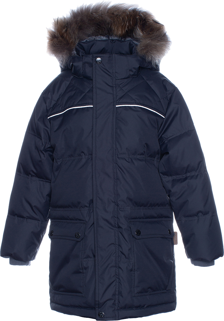 

Пуховик Huppa Lucas 00018, dark gray р.128, Синий, Lucas