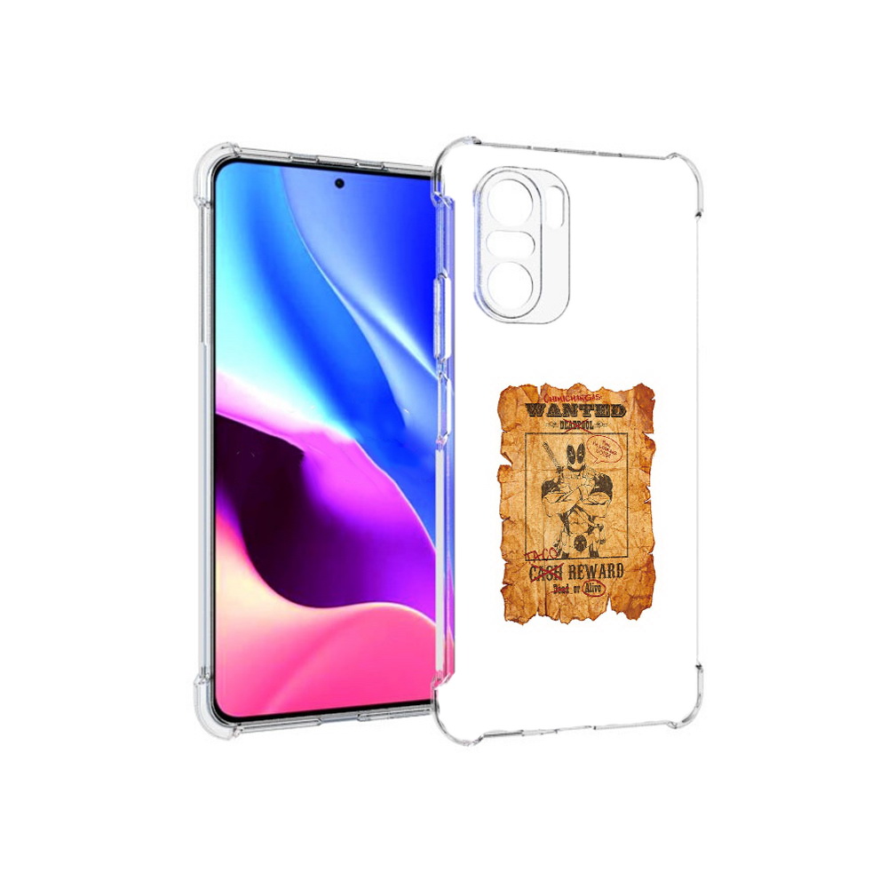 

Чехол MyPads Tocco для Xiaomi Redmi K40 дедпул (PT158239.260.317), Прозрачный, Tocco