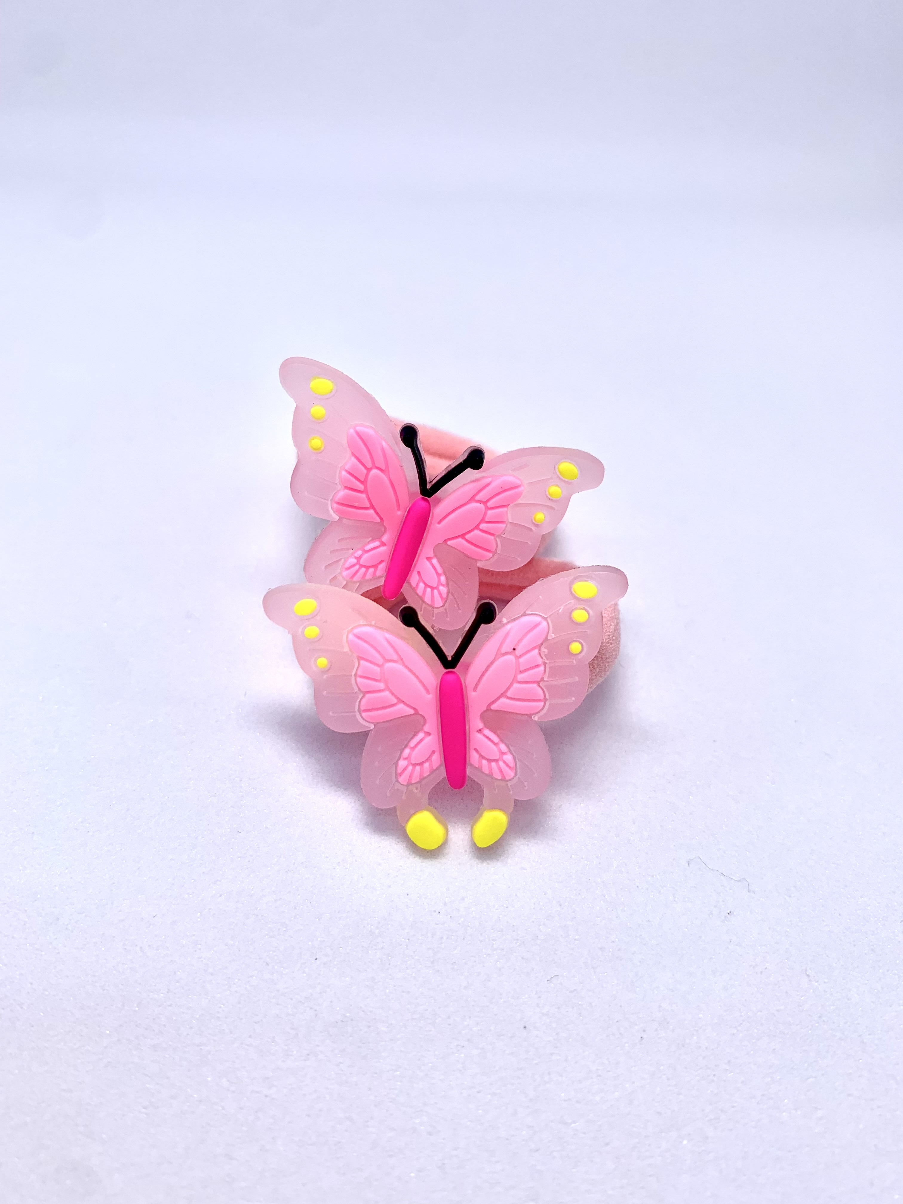 Детские резини 33-Резинки для волос Бабочки - Острокрылые, 4884FC64, розовый