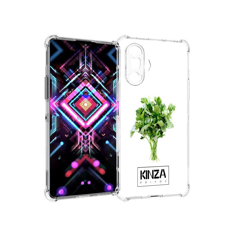 

Чехол MyPads Tocco для Xiaomi Poco F3 GT Бренд Кинза (PT172450.277.35), Прозрачный, Tocco