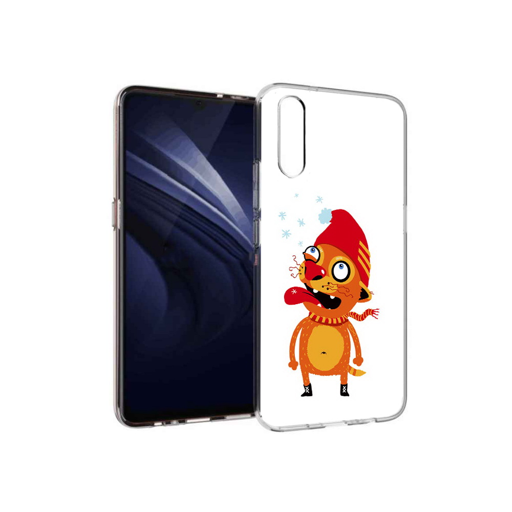 

Чехол MyPads Tocco для Vivo V17 Neo Зимний кот (PT226959.388.88), Прозрачный, Tocco