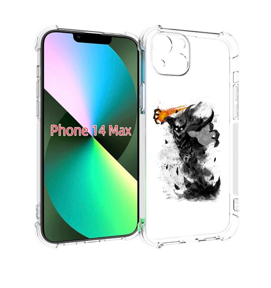

Чехол MyPads nevermore черно белый для iPhone 14 Plus (6.7), Прозрачный, Tocco