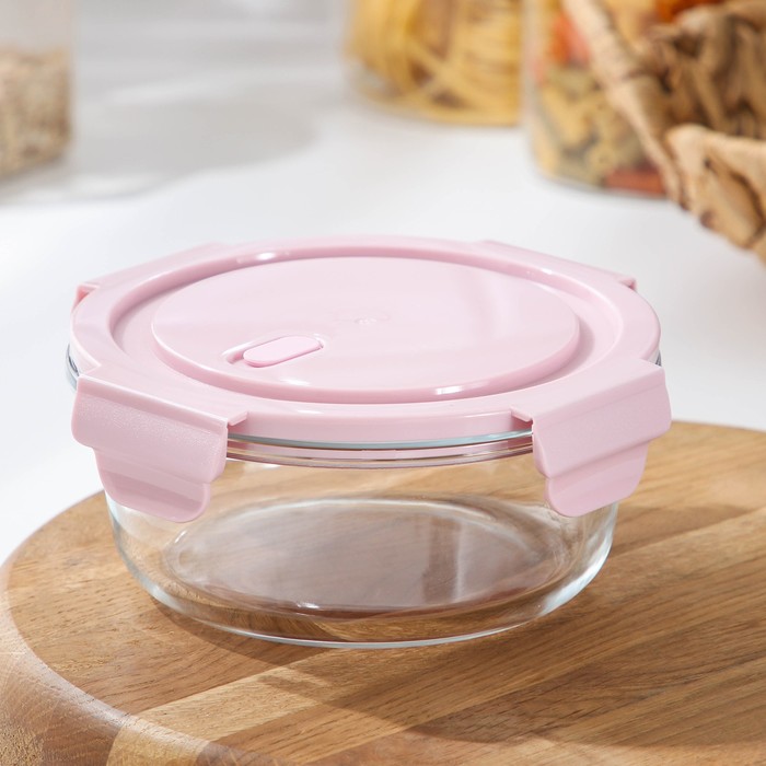 

Контейнер из жаропрочного стекла круглый с крышкой Cookn Freezе, 600 мл, Прозрачный