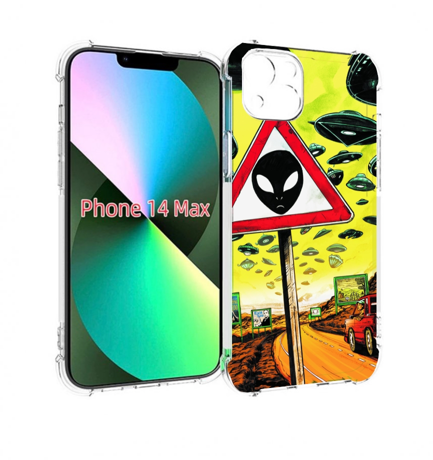

Чехол MyPads дорога к инопланетянам для iPhone 14 Plus (6.7), Прозрачный, Tocco