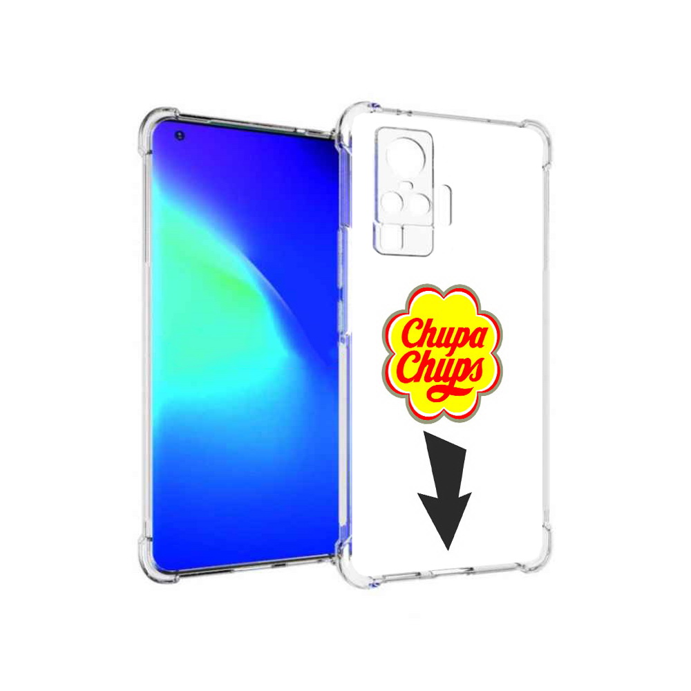 

Чехол MyPads Tocco для Vivo X50 Pro чупа чупс (PT151209.405.694), Прозрачный, Tocco